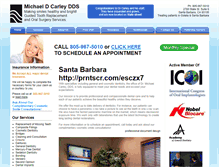 Tablet Screenshot of carleysantabarbaradentistry.com